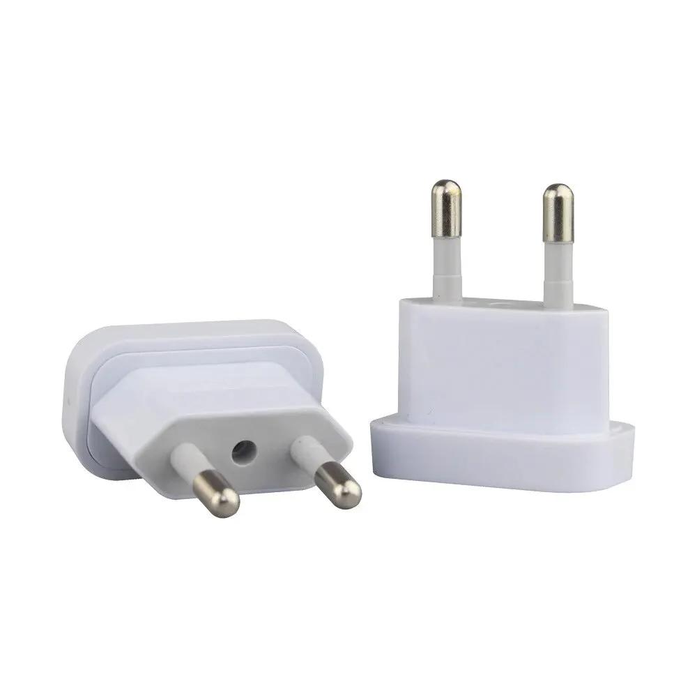 1 Pcs 4.0mm/4.8mm Power Plug Adapter US To EU Euro Europe Plug Power Plug Converter Travel Adapter Power Converter Outlet
