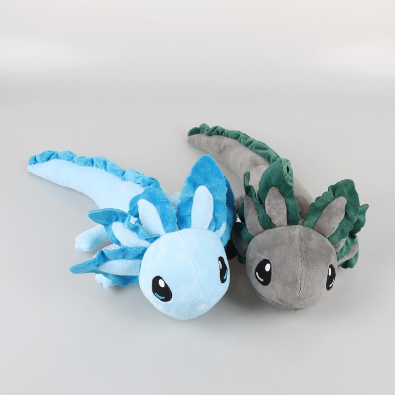 45cm Colorful Axolotl Plush Toy Kawaii Salamander Stuffed Dolls Animal Pillow Children Christmas Birthday Gift