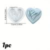 1pc 3D Heart Silicone Candle Molds for Valentine's Day Proposal, DIY Romantic Gift Set, Aromatherapy Wax & Soap Making