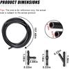 ZIMISI 13PCS Car Windshield Washer Hose Kit, Includes 12 Hose Connectors and 1 4M Washer Fluid Hose, Windshield Repair Kit, Universal Accessories for