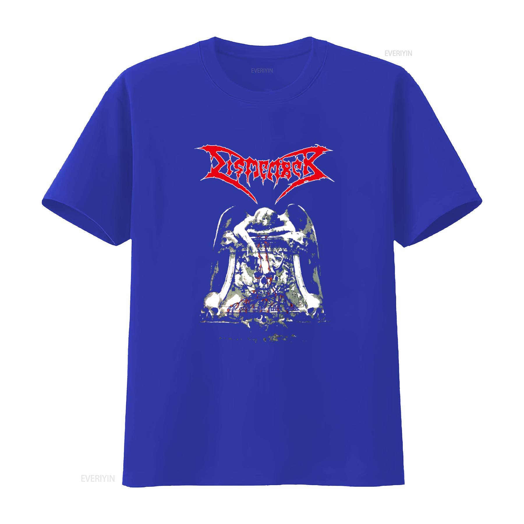 

DISMEMBER Vintage Death Metal T Shirt 2006 Sweden Band Design vintage Washed streetwear Stylish Versatile fashion S