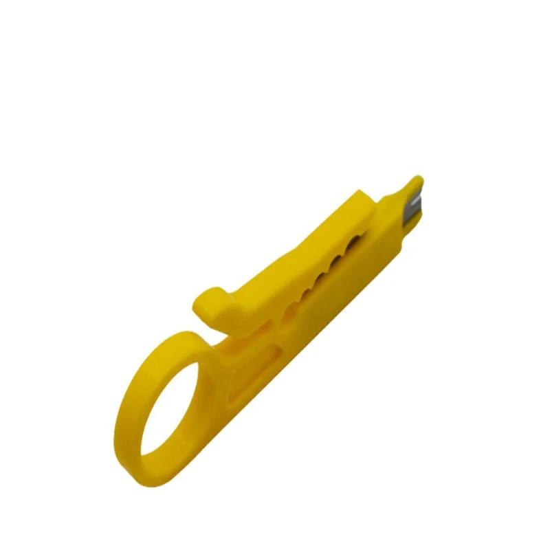 Mini Portable Wire Stripper Cutter, Impact Punch Down Tool, Network Line Knife ,Multi-Function Cable Peeler for Electrical DIY