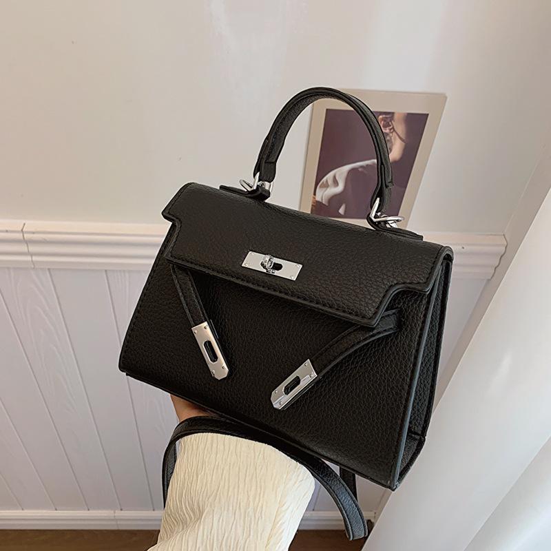 Håndveske Dame Mote En Skulder Crossbody Liten Firkantet Veske