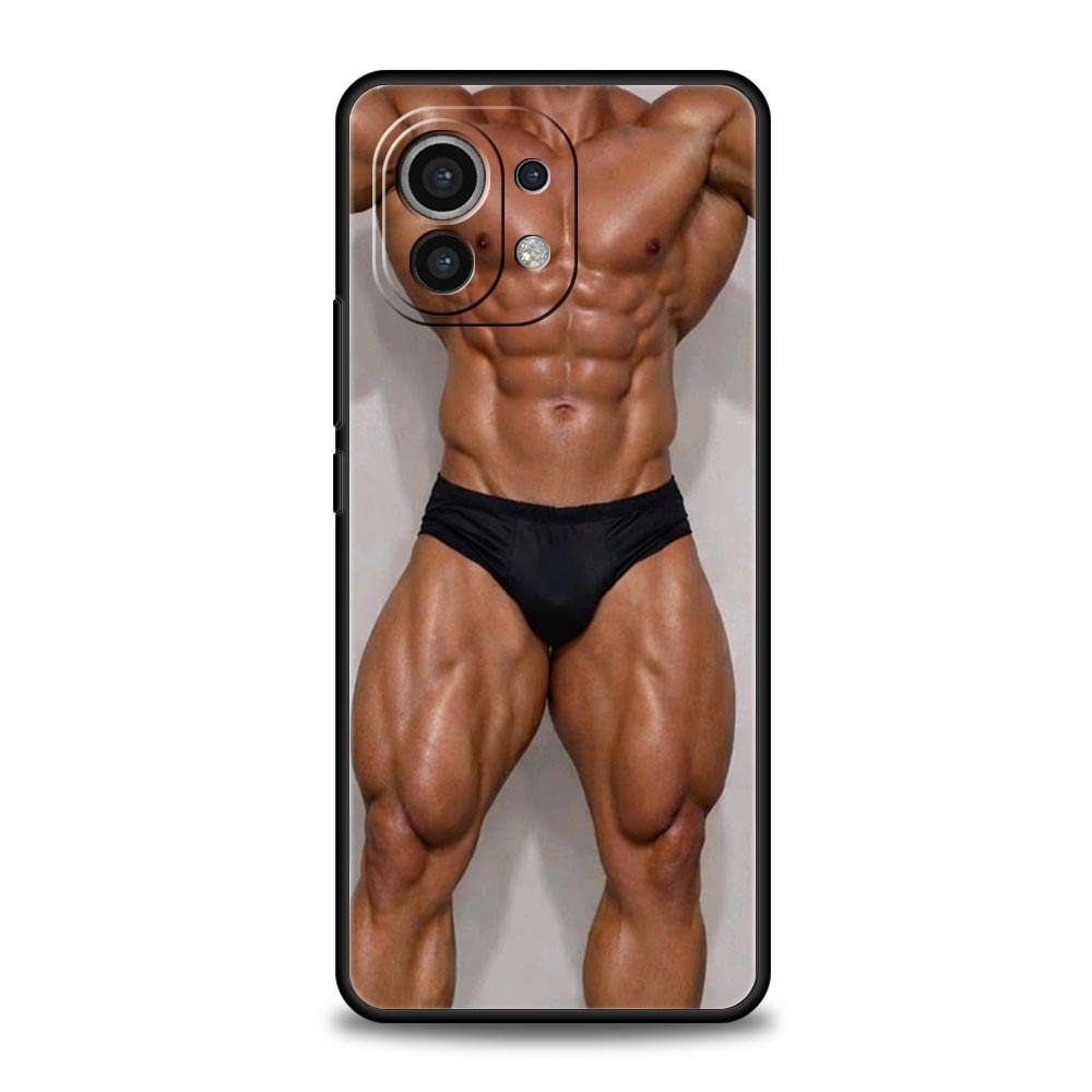 Phone Case Cover for Xiaomi Mi 17 15 14 13 12 11 Ultra 15T 14T 13T 12T 11T Pro Lite 5G Soft TPU Capas Sexy Muscle Man Fundas Bag