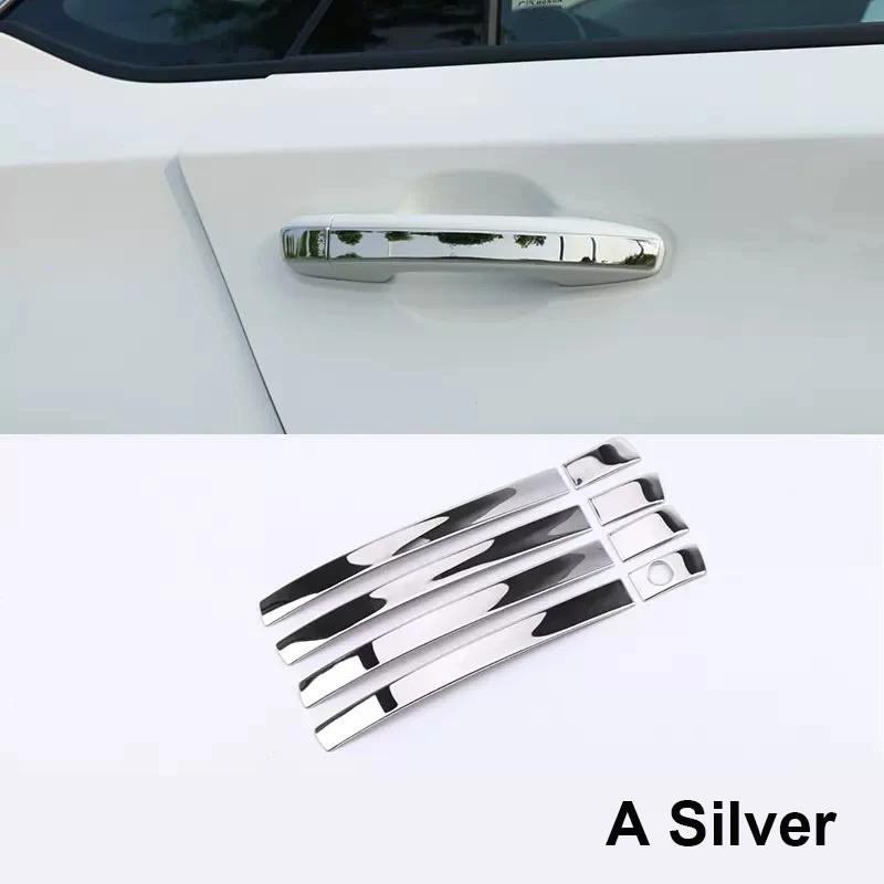 For Honda Accord X 10th 2018     Hybrid Stainless Steel Car Door Handle Bowl Cover Trim Molding Cover Strips A Silver