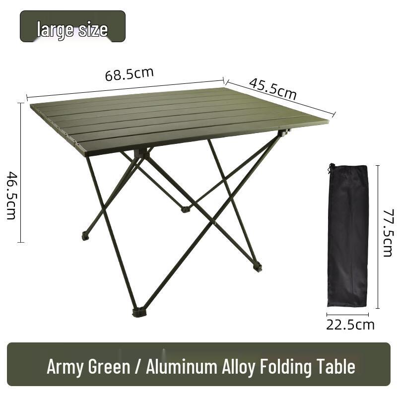 Lightweight Portable Aluminum Folding Camping Table