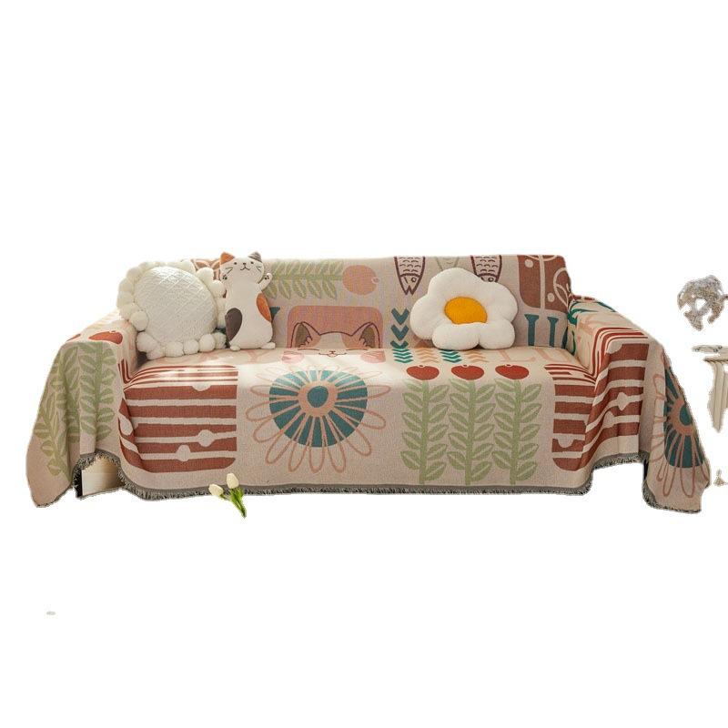 Nordic Style Knitted Blankets, Throw Blanket for Sofa, Bed Cover, Office Air Conditioning, Leisure Nap Blanket, Tapestry Shawl