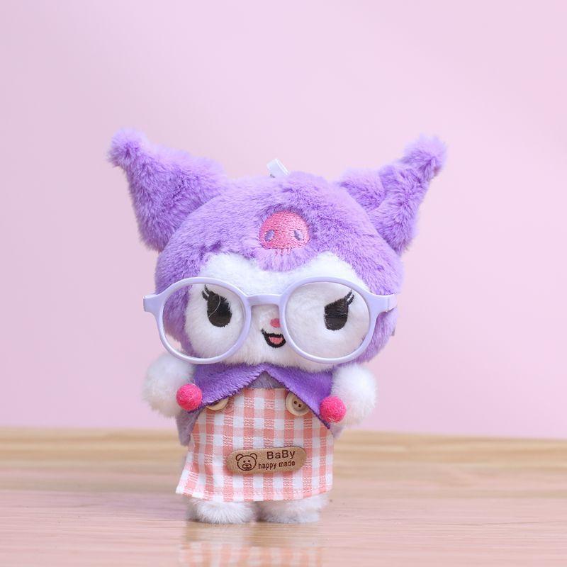 

Kuromi Plush Keychain With Super Soft Short Pile For Bags And Gifts Kuromi