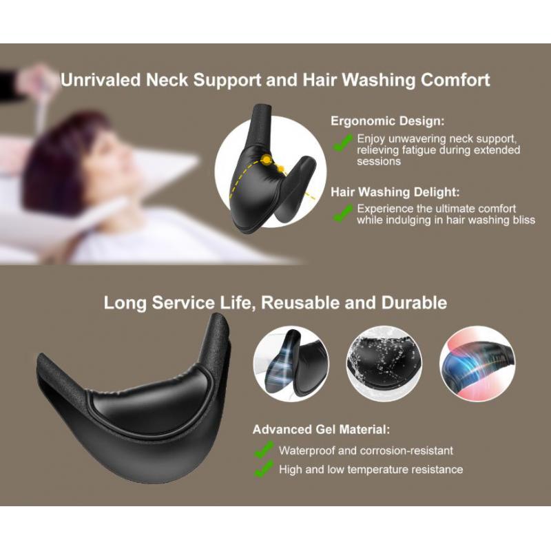 Washing Sink Neck Rest Pillow Hair Head Cushion Professional Comfortable Wash Beauty Basin Support Pad for Barber Salon