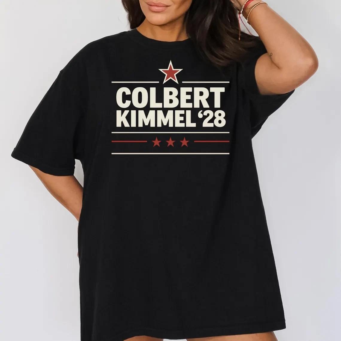 Colbert.Kimmel 2028 Shirt, Funny Kimmel & Colbert 2028 T-Shirt 3XL