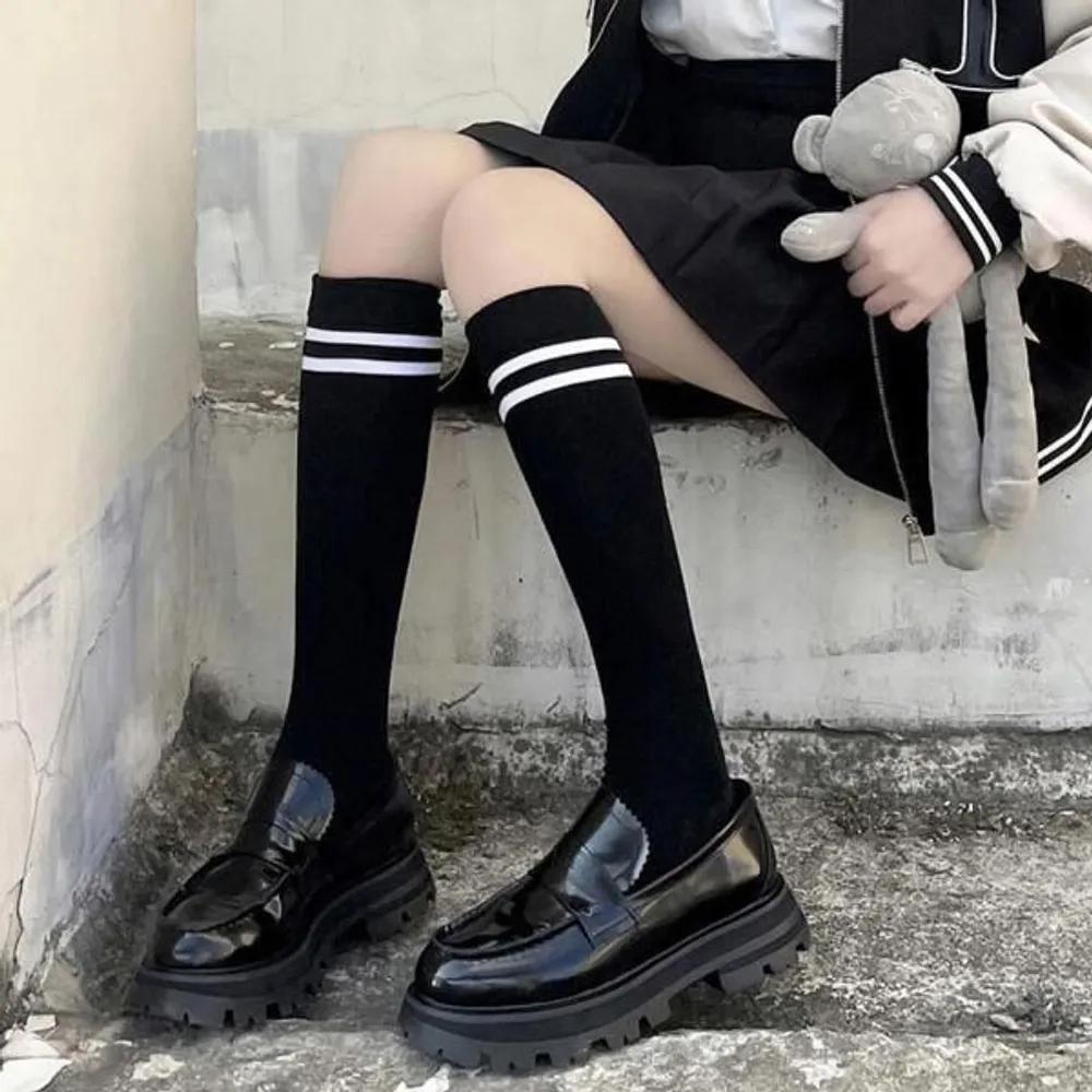 Women's Stretchy, Fitted Knee Socks Below the Knee Style