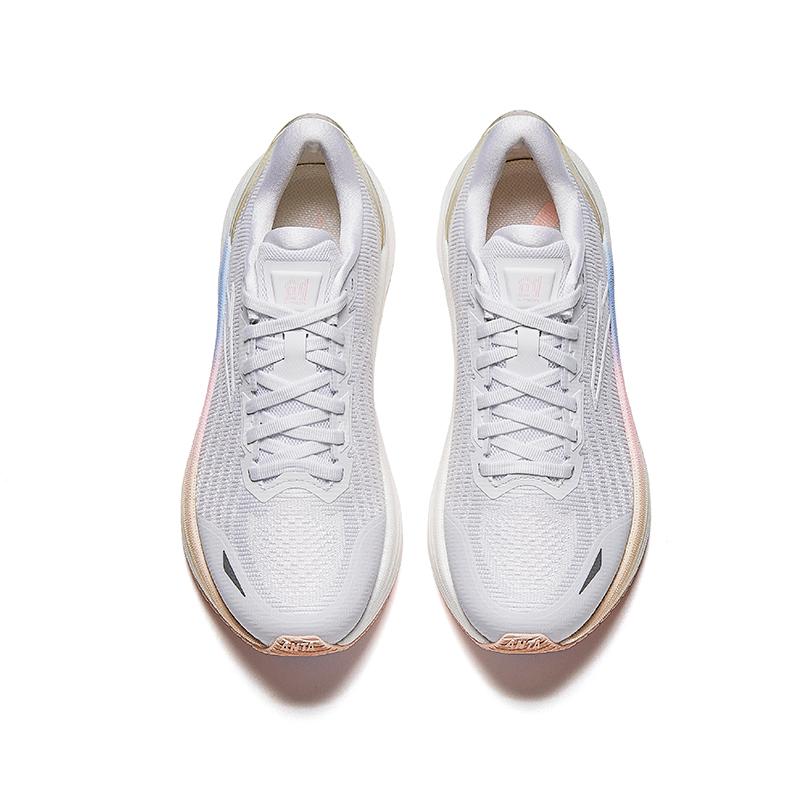 Anta Comfortable Fashion Slip-Resistant Durable Low-Top Casual Running Shoes Women Sneaker Pure-White 922515507-1