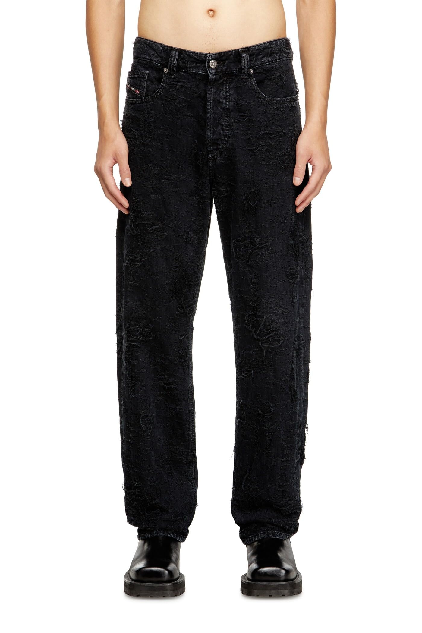 

Diesel Men s Regular 2024 D-MACS Denim Pants, Size L.30, A18975007BW, 34-inch, Dark Indigo Blue, 01