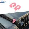 Front Engine Hood Cover Lock Buckle Decor Trim for Jeep Wrangler JL JT 18+Pink