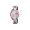 Quartz Watch Stainless Steel Band 29Mm Pink Dial 50M Water Resistant Women Watches 783404I16F08591
