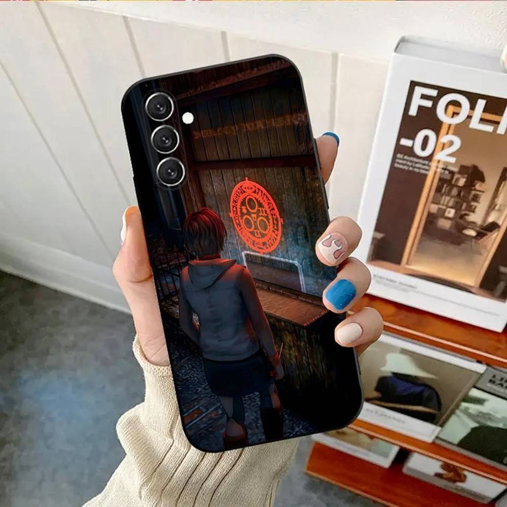 Horror Games Silent Hill Phone Case Phone Case For Samsung Galaxy A13,A21s,A22,A31,A32,A52,A53,A71,A80, Soft Black Shell