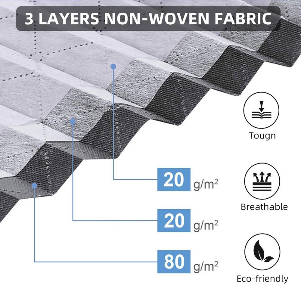 Foldable Underbed Storage Bag Non-Woven Fabric Storage Bins Closet Organizers  For Comforter
