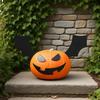 Halloween Bats Decoration DIY Pumpkin Inserts Easy Installation Reusable Metal Bats Creative Horror Decorations