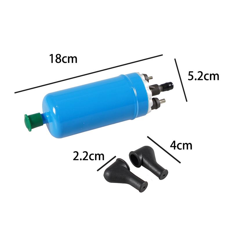 0580464038 Universal Inline High Pressure Electric Fuel Pump 12V with Installation Kit For Benz Renault BMW Alfa Peugeot Opel