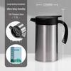 Isolierte Thermoskanne aus 316 Edelstahl für Zuhause & Büro - Wasserflasche mit großem Fassungsvermögen