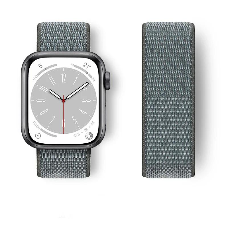 Nylon loop Strap For Watch Band Ultra-2 49mm 44mm 40mm 45mm 41mm Sport pride Bracelet iwatch bands Series 9 8 se 7 6 5 4 3