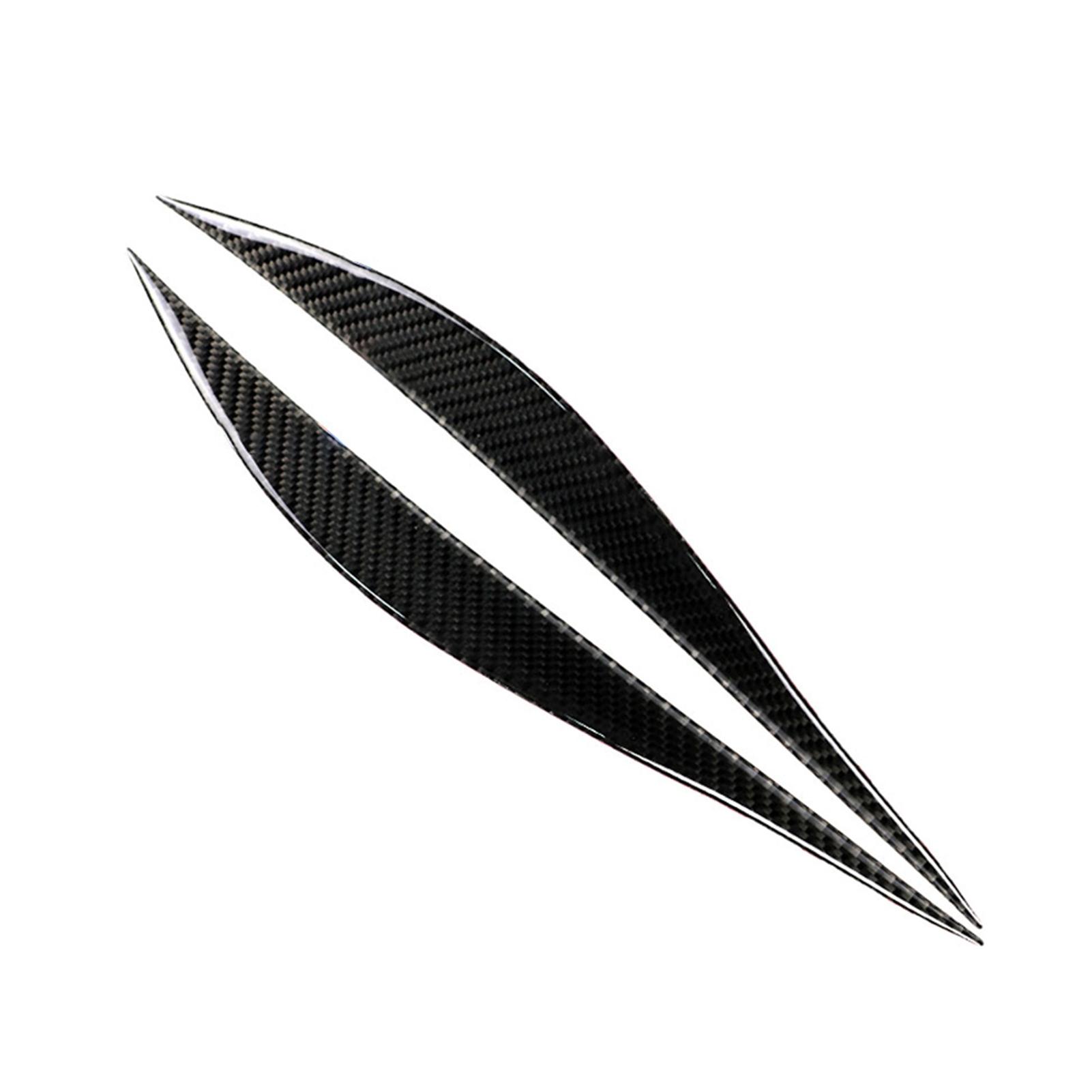 

Накладки на фари з вуглецевого волокна, накладки на повіки, кришки повік, декоративні наклейки для стайлінгу, 1 пара для BMW F30 F34 320i 325i B