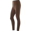 Solid High-Waisted Moisture-Wicking Stretch Fitness Leggings Women Leggings Brown AULU066-4