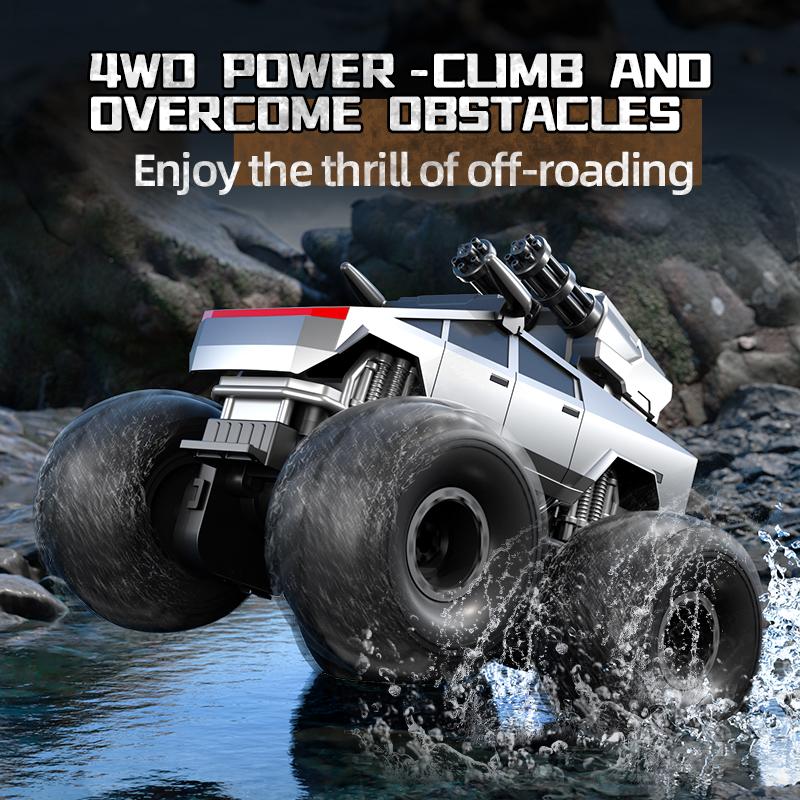 JJRC Q213 RC Truck Water Gun Amphibious Car Remote Control Climbing Off-Road Stunt Vehicle Waterproof Toy Kid Christmas Gifts