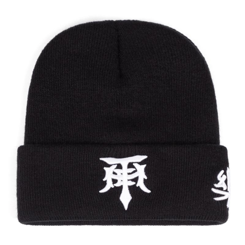 2026 New Creative Knitted Hat T Embroidered Street Hip Hop Hat Autumn and Winter Casual Windproof Warm Hat Borderless Hat Unisex