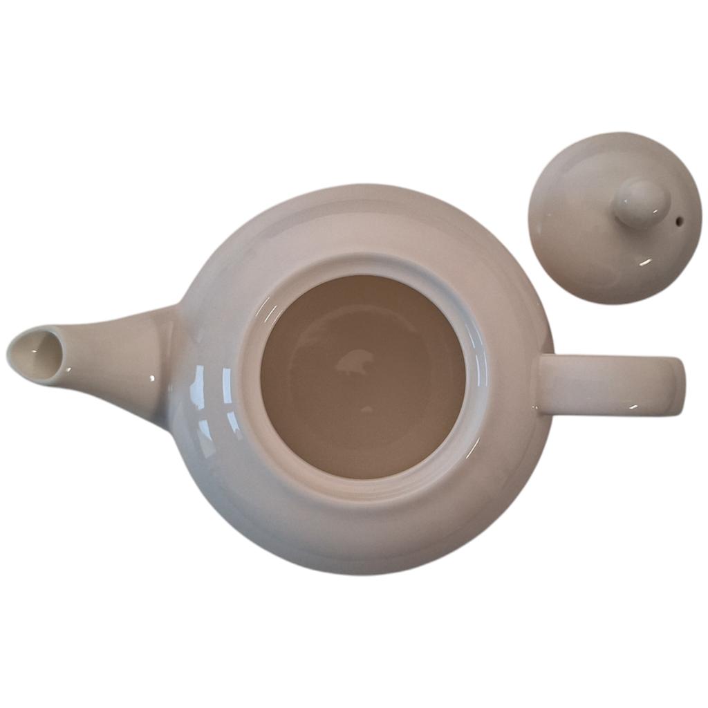 Jug Infuser Steel Strainer For Tea And Herbs White 1L Ceramic