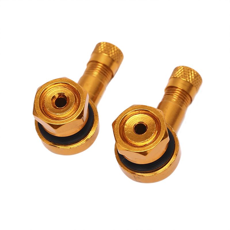 2X Cnc Motocicletă cu unghi de 90 de grade Anvelopă de roată Tubeless Tijă de supapă Aluminiu