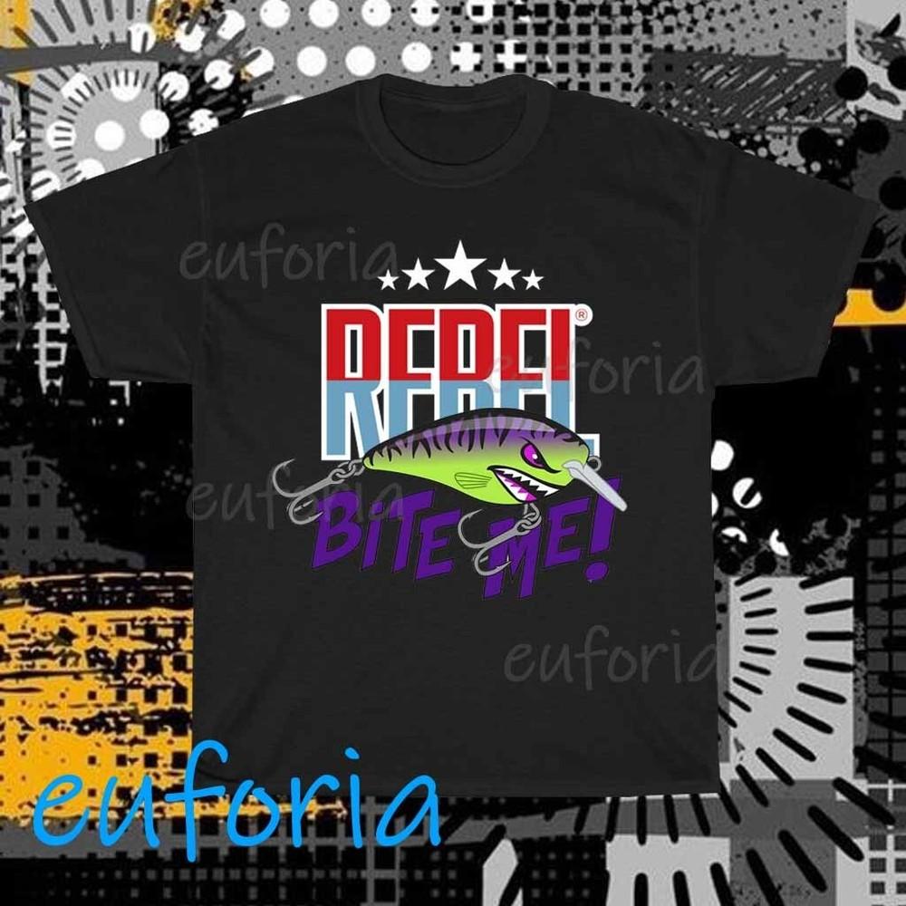 

Rebel Fishing Lures Logo T-Shirt Funny Size S to 5XL S