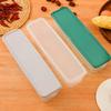 New Portable Noodle Spaghetti Container Square Sealed Cereal Preservation Storage Box with Cover Household Food Container