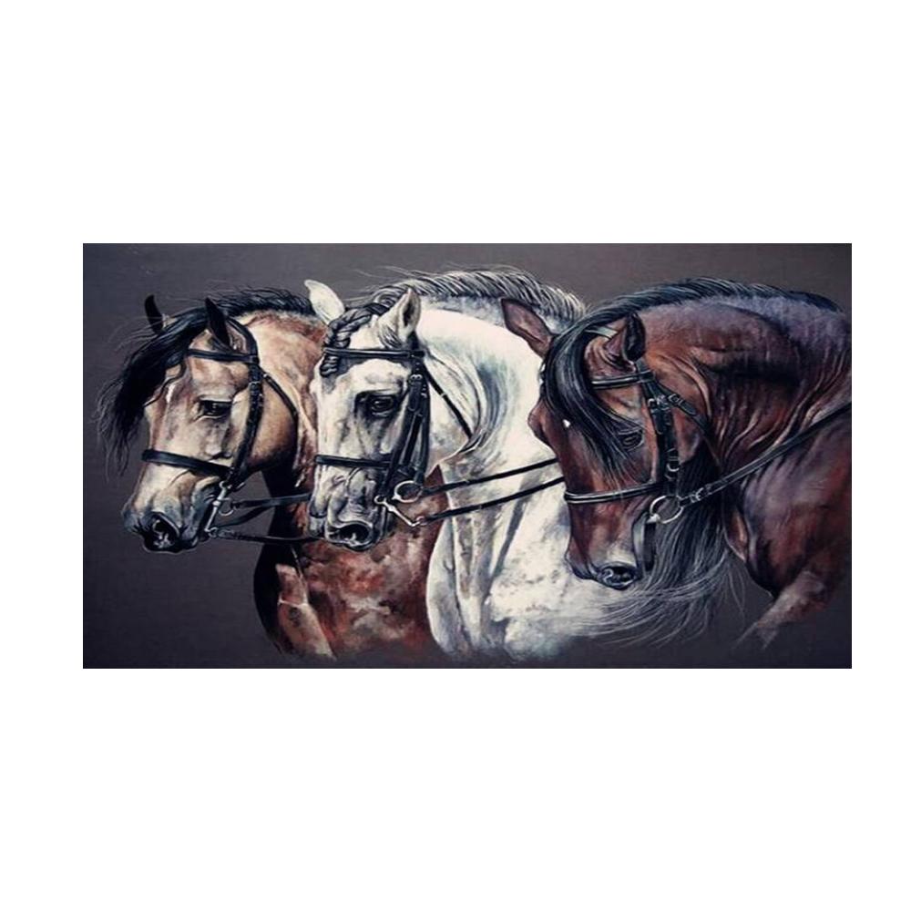 

Постеры с скандинавскими лошадьми, домашний декор, холст, картины и принты, настенные художественные картины для гостиной, абстрактные животные, куадрос, без рамки 40x80cm No Frame