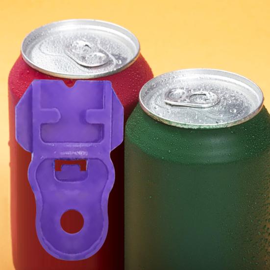 2Pcs Can Openers Compact Size Smooth Edge Portable Lightweight Reusable Multipurpose ABS Handheld Manual Beverage Drink Can Openers Kitchen Supplies