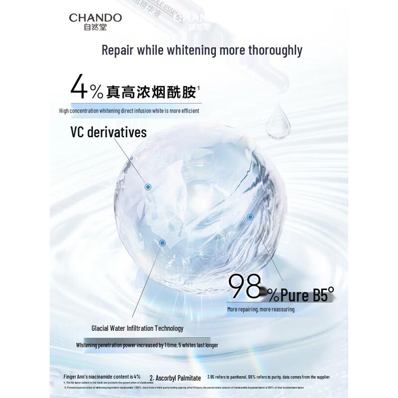 CHANDO Niacinamide Whitening Ampoule Face Mask