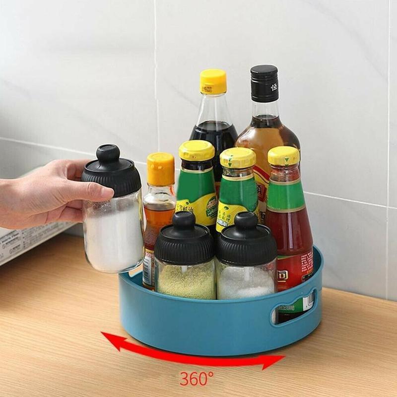 Multi-Function Tray Kitchen Storage Container for Spice Food Snack Rack Cosmetics Organizer Shelf