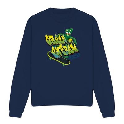 Gumby Unisex Adult Green And Extreme Sweatshirt