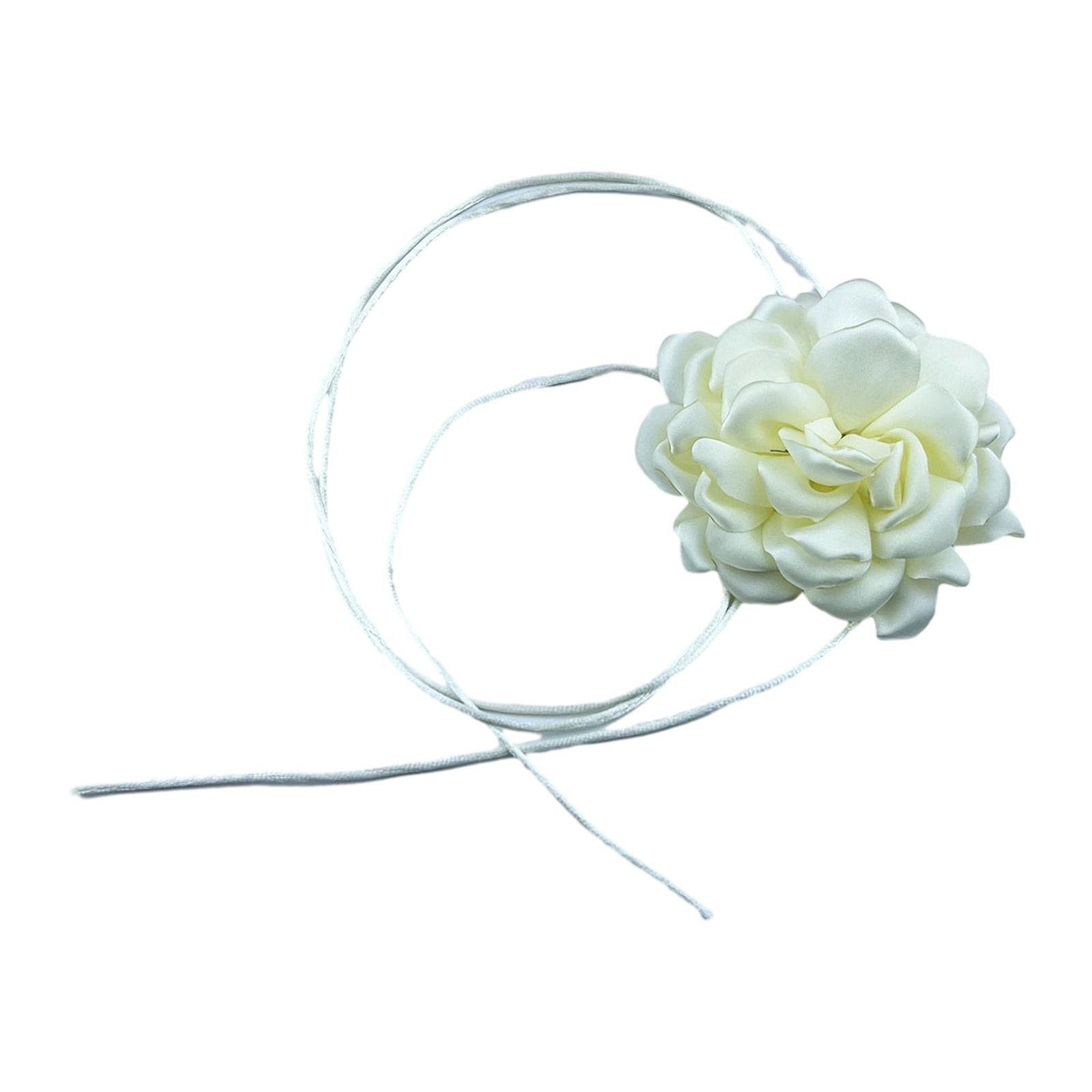 

Стильное ожерелье «Розовый цветок», имитация цветка, цепочка на шею для женщин и девушек, цепочка до ключиц, привлекательный чокер-аксессуар 1