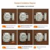 Rongyu 90-Degree Rotating Door Latch
