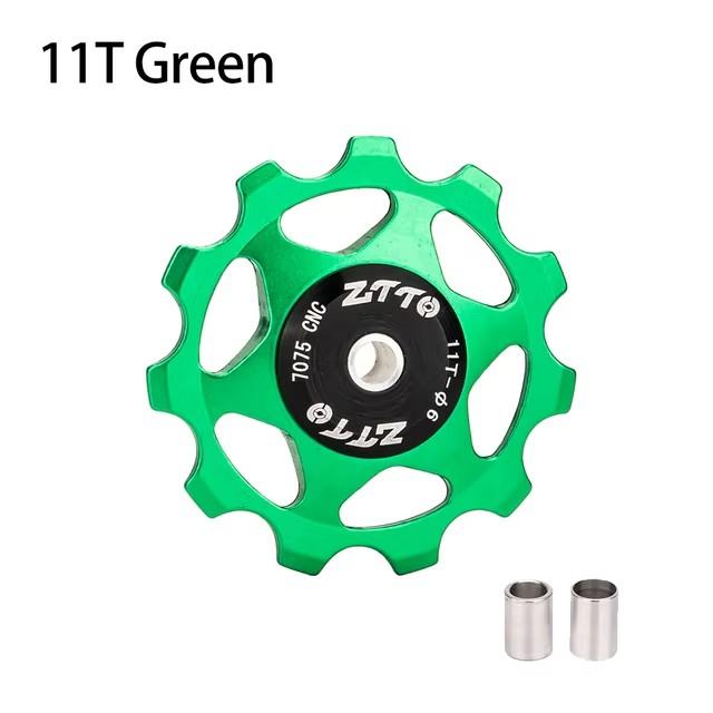 ZTTO 11T 13T MTB Bicycle Rear Derailleur Jockey Wheel Steel Bearing Pulley AL7075 CNC Road Bike Guide Roller Idler 4mm 5mm 6mm