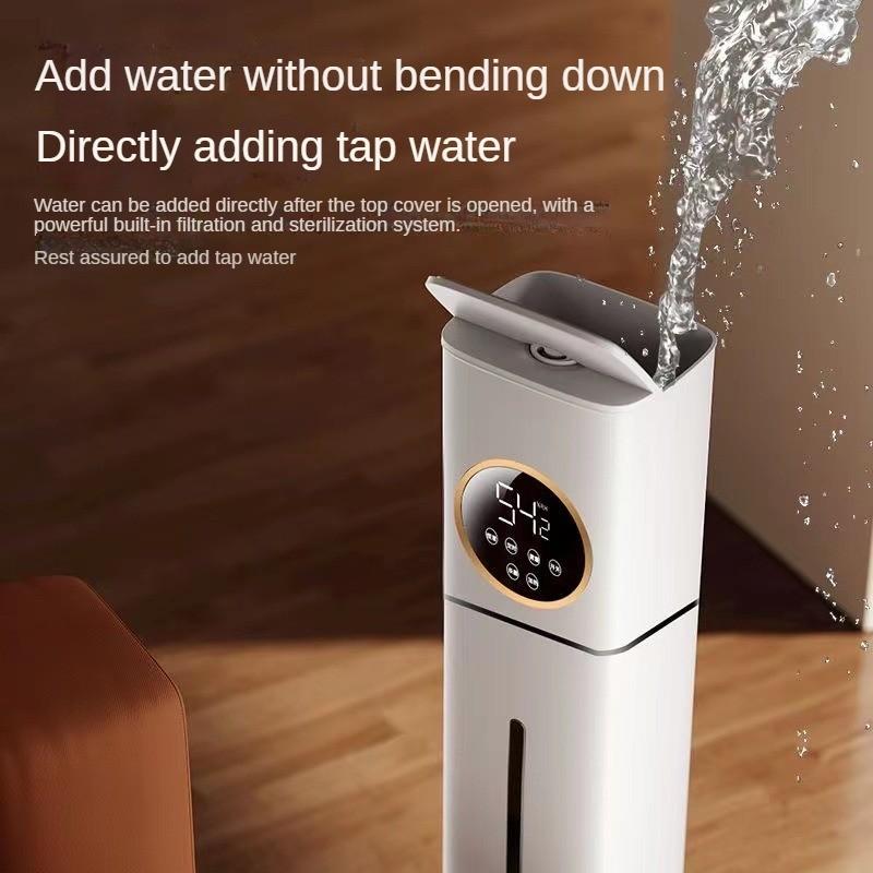 28W Fog Air Humidifier Household Heavy Air Conditioning Room Large Capacity Silent Spray Machine Bedroom Sterilization And Purification Humidifier
