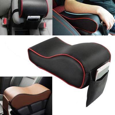Universele lederen auto-armsteun Pad Auto-armleuningen Car Center Console Arm Rest Seat Box Pad