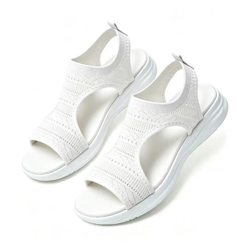 Autumn Fish Head Casual Sleeve Fashion Sandals Low Heel Women's Shoes