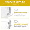 High Grade Safe Glass Water Mug with Non Slip Handle Multi Purpose Beverage Cup for Juice Coffee Camping Office Home