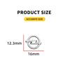 VKXG1 16mm Car Key Emblem Badge Sticker Auto Control Key Logo Decal For Opel Insignia Astra J F Antara Meriva H G Corsa OPC Zafira