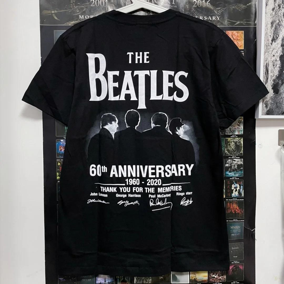2026 The Beatles Ретро Рок-группа Футболка Весенняя Мода Спортивная Хлопковая Мужская Футболка Одежда Футболка Y2k Женская 4XL