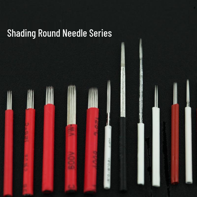Microblading Manual Shading Needles: Water Mist, Sea Algae, Feathering, Smoke Mist, Light Oxygen for Round 3 To 40 Needles