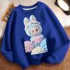 Children's Fashion Round-neck Hoodies, Long-sleeved Loose Hoodies for Boys and Girls In Spring and Autumn