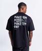 BOXRAW Make Em Miss Oversized T-Shirt - Men'S M Bxrw-Memot